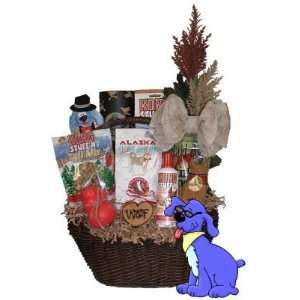  Big Dog Gift Basket  Basket Theme CHRISTMAS  Bow Style 