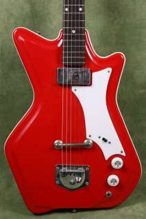 Vintage 1960s Supro / Airline / Valco Res O Glass Guitar Red JB Hutto 