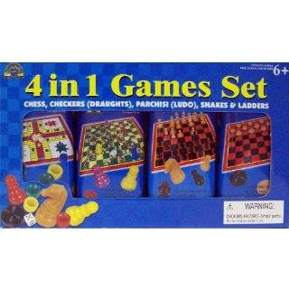 In 1 Games Set   Chess, Checkers, Parchisi, Snakes & Ladders