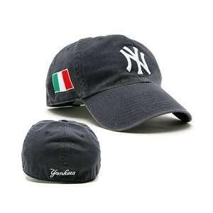 New York Yankees Franchise Cap w/Italian Flag   Navy Small  