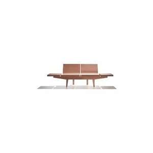   , Two Seater Veneer Bench, Reception Lobby Chair