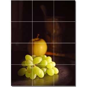  Fruits Vegetables Photo Shower Tile Mural 1  18x24 using 