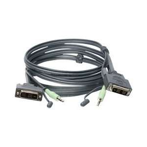   AUDIOCABLE WITH AUDIO CABLE 6FT (Cable Zone / DVI Cables): Electronics