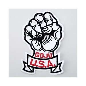 Blitz Sport Embroidered Badge   Goju Ryu Fist USA (A10)  
