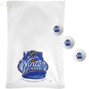  NHL McArthur 2012 Winter Classic Towel & Golf Ball Gift 