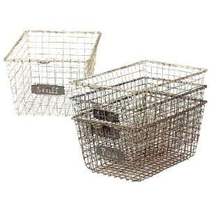  Wire Locker Basket   (Set 6)