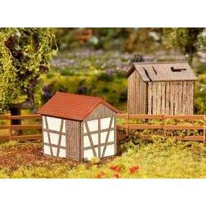   Small Storage Sheds Precolored Laser Cut Wood & Card Kit Toys & Games